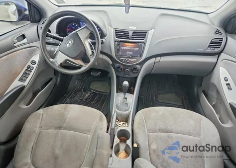 2014 Hyundai Accent Gls z USA, uszkodzony, nr VIN KMHCT4AE4EU635949